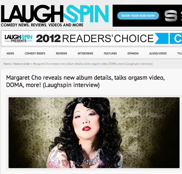 Margaret Cho reveals new album details, talks orgasm video, DOMA, more! (Laughspin interview)